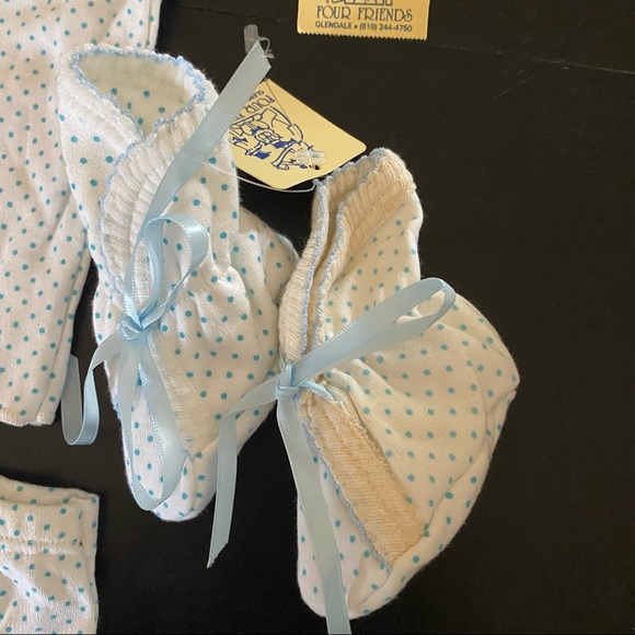 Vintage Paty Inc Outfit set with Booties NWT - Picture 5 of 12